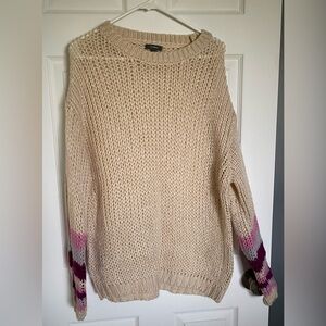 &merci Cream Knit Sweater